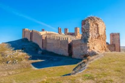 View of the castle Molina de Aragón in Guadalajara