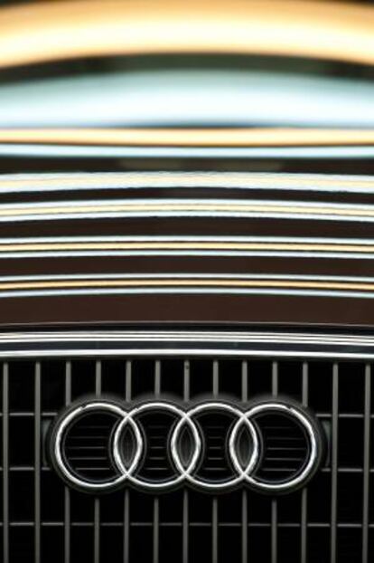 Vista del logotipo de Audi en un modelo Q5. EFE/Archivo