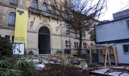 Tabakalera building under construction