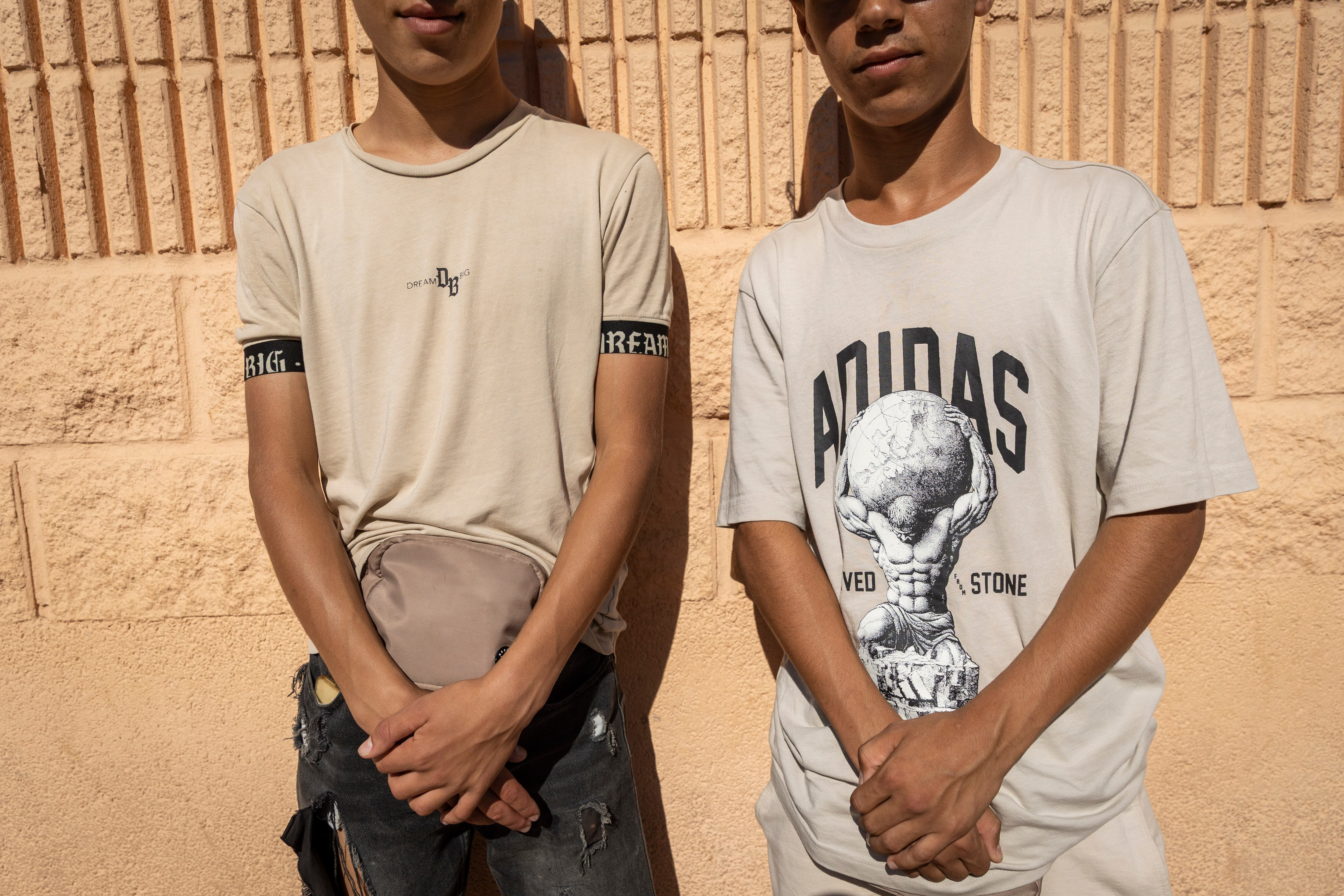 Zakariya y Ayman son dos de los menores que serán nombrados hoy para entrar en un centro para menores.