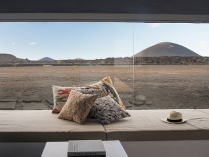 Vista desde una habitaci&oacute;n del Buenavista Country Suites, en La Asomada (Lanzarote). 