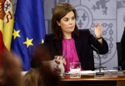 La vicepresidenta del Gobierno, Soraya Saenz de Santamaría. EFE/Archivo