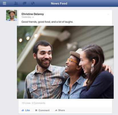 Facebook se actualiza en el iPad.