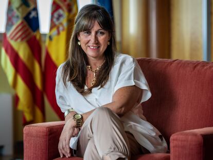 Sira Repollés, consejera de Sanidad del Gobierno de Aragón.