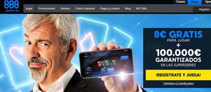 Carlos Sobera, presentador de televisión e imagen de una casa de apuestas online.