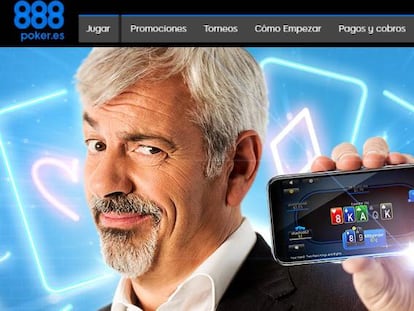 Carlos Sobera, presentador de televisión e imagen de una casa de apuestas online.