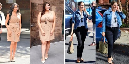 En su cuenta de Instagram, la 'influencer' Katie Sturino lleva varios años recreando la ropa y actitud de las famosas. Su última gran obsesión es Meghan Markle, a la que ha decidido 'copiar' los estilismos que ha llevado en su gira por Sudáfrica junto al príncipe Enrique.