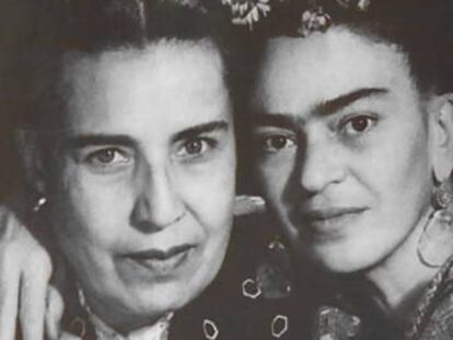 Lupe Mar&iacute;n y Frida Kahlo.