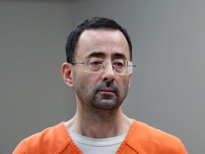 El médico deportivo Larry Nassar, durante el juicio de 2017.