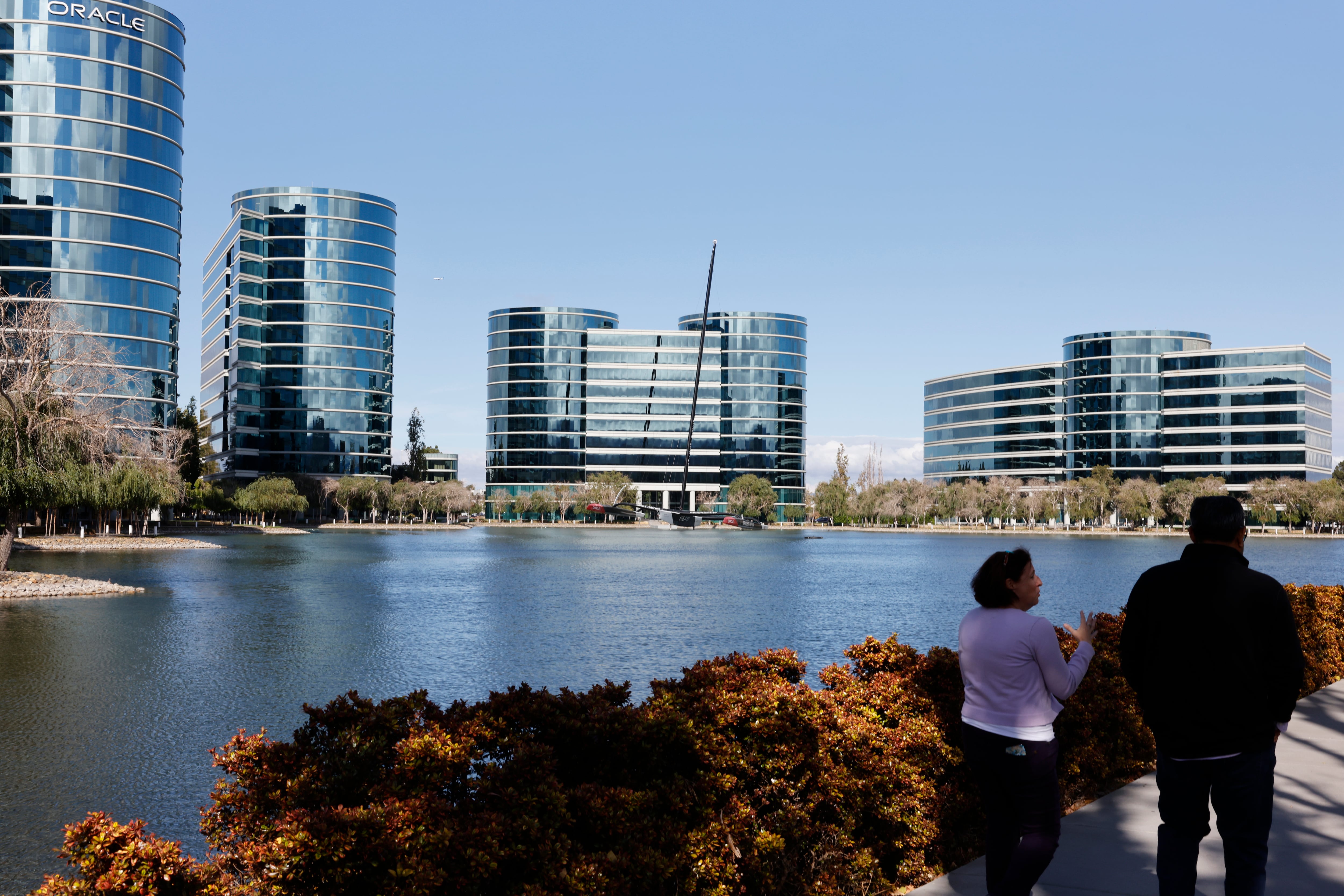 Oficinas (antigua sede) de Oracle en Redwood City (California, EE UU).