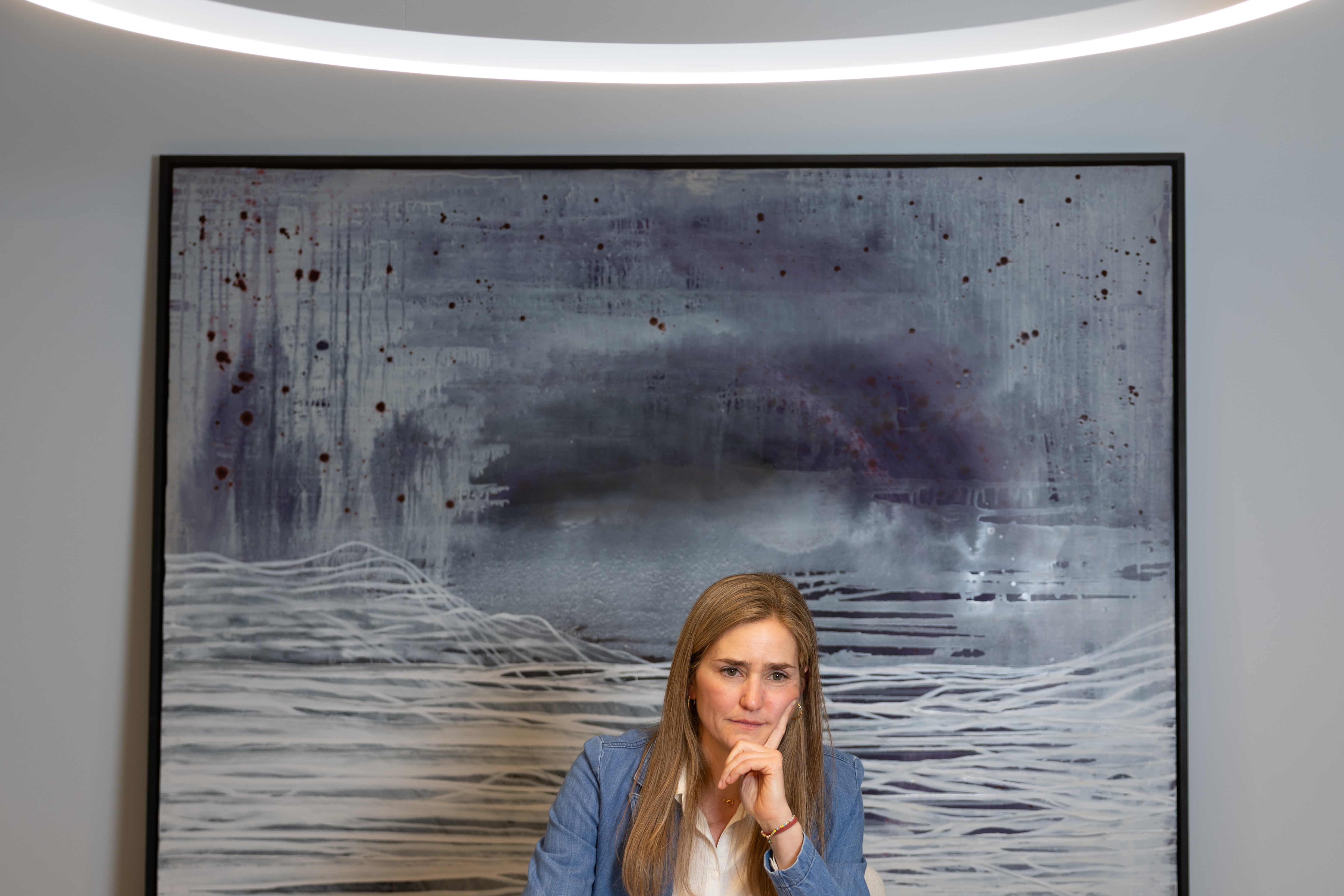 Aagesen posa para al entrevista para EL PAÍS, el 31 de marzo.