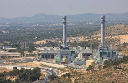 Central de gas de Plana del Vent,en Tarragona. 