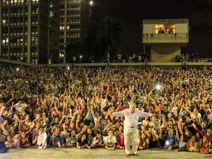 José Mujica en Río el pasado jueves.