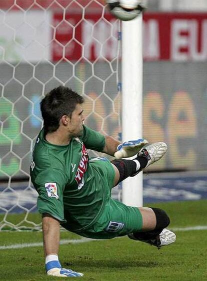 El portero del Sportingde Gijón Iván Cuéllar.