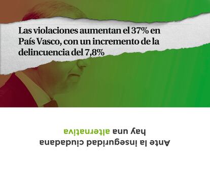 Modelos de sobres de Vox País Vasco emitidos para las elecciones autonómicas del 12 de julio de 2020.