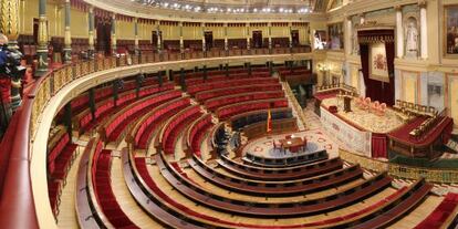 Sala de plenos del Congreso de los Diputados.