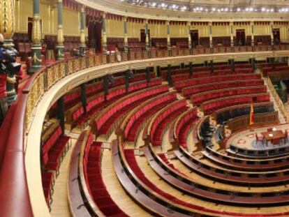 Sala de plenos del Congreso de los Diputados.