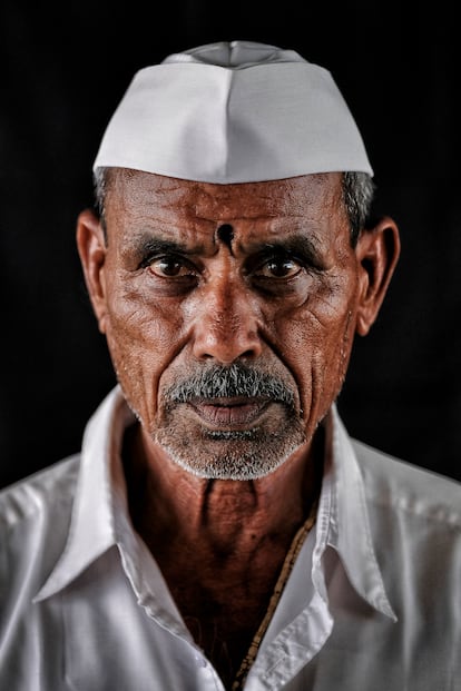 Kaluram Parithe, 60, is from Pune and has been working as a 'dabbawala' for 25 years.