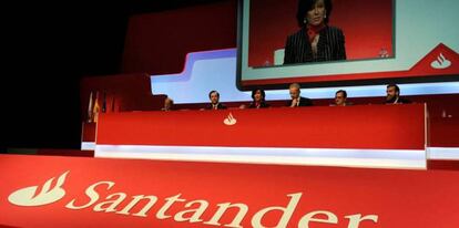 Junta de accionistas de Banco Santander.