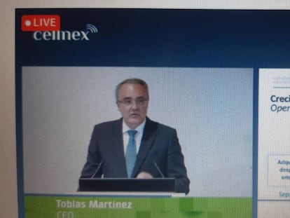 Tobías Martínez, CEO de Cellnex.