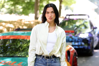 Dua Lipa, el 12 de julio de 2025, durante el festival de de Velocidad de Goodwood en West Sussex (Inglaterra).