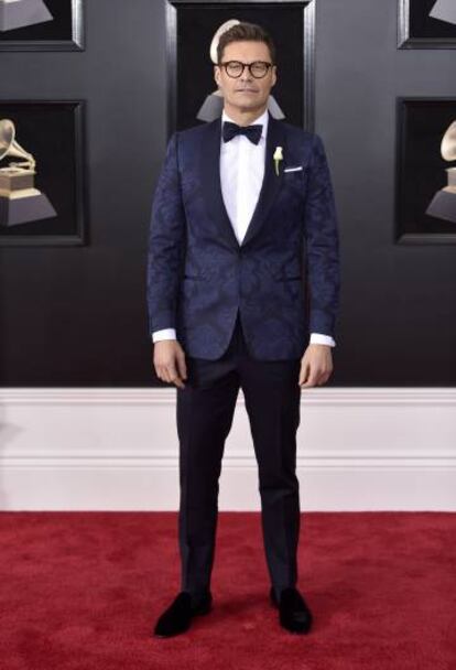 Ryan Seacrest en los Grammy 2018.