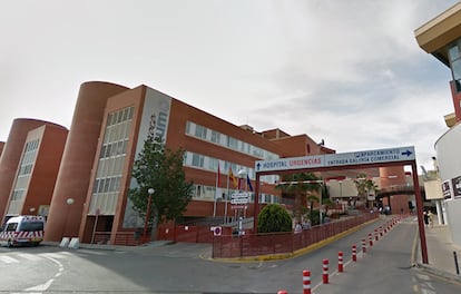 Hospital Virgen de la Arrixaca de Murcia, donde ha sido trasladada la herida.