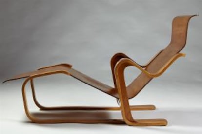 La 'long chair' fue diseñada por Marcel Breuer para la empresa Isokon.