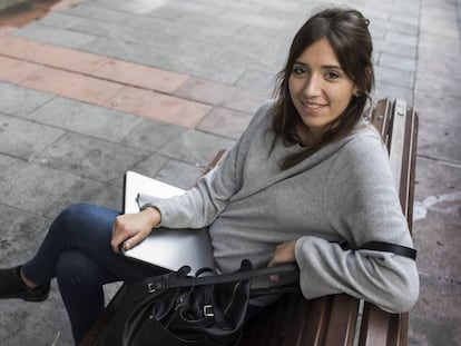 Isabel Herrera, estudiante de un master en Madrid, que se ha independizado con la ayuda econ&oacute;mica de sus padres.