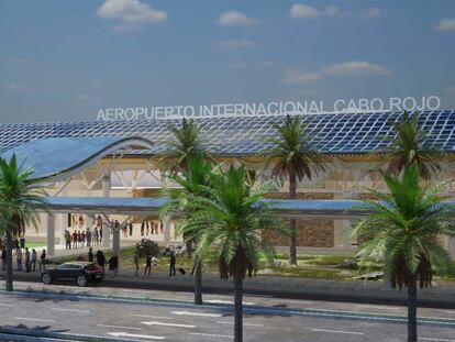 Recreación del futuro aeropuerto de Cabo Rojo, adjudicado a Acciona