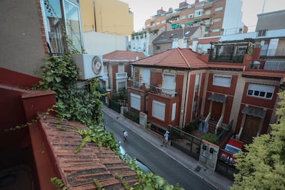 La histrica Colonia Modernista en el barrio de Guindalera. En la imagen, los interiores de una de ellas.