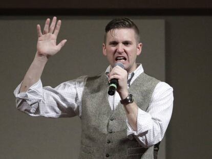 Richard Spencer en Texas en diciembre de 2016. 