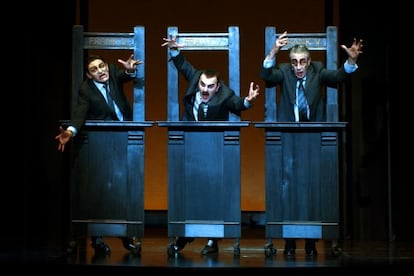 Una escena de 'Frank V' del Teatre Lliure.