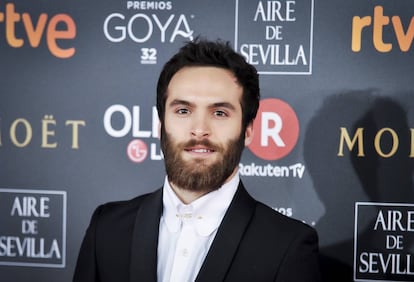 Ricardo Gómez, en los Goya 2018.