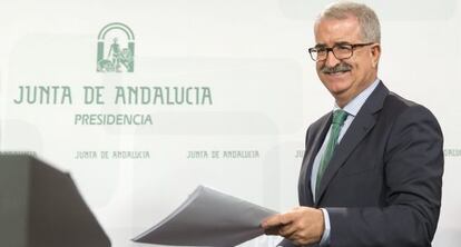 El consejero de la Presidencia, Manuel Jim&eacute;nez Barrios.