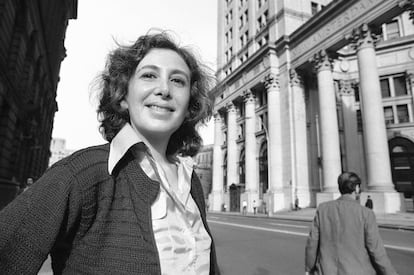 Susan Brownmiller, fotografiada en Nueva York en 1975.