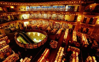 Sala principal de la librería El Ateneo Grand Splendid, en Buenos Aires.