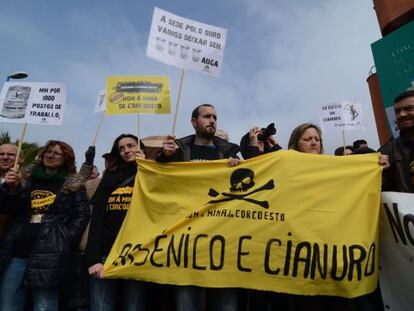 Marcha contra la mina de oro,el domingo en la comarca de Bergantiños. 