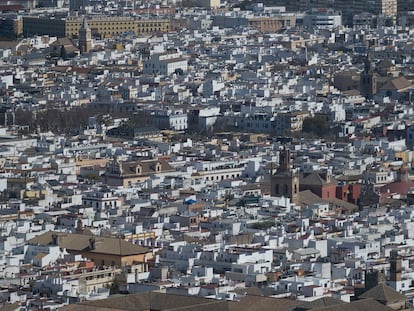 Vista general de viviendas en Sevilla.