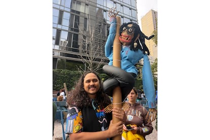 El artista Jorge “El Niño” Torrealba.