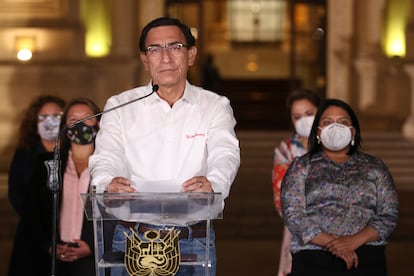 Martn Vizcarra en Lima Per el 9 de noviembre 2020.