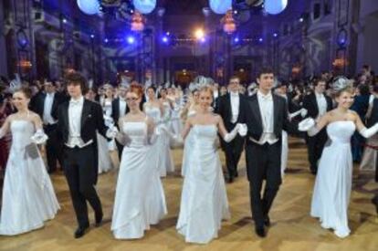 Le Grand Bal en el palacio Imperial Hofburg de Viena.