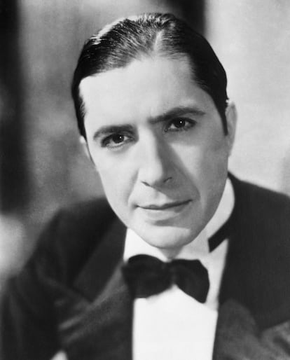 El cantante argentino, Carlos Gardel.