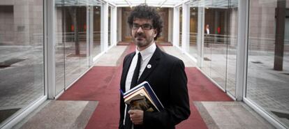 Eddy Sánchez, en la Asamblea de Madrid.