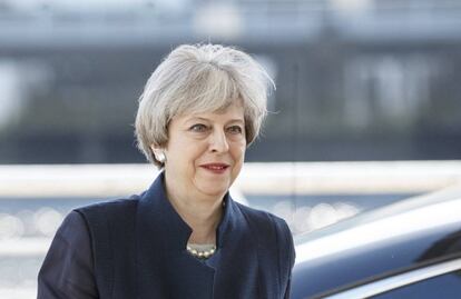 La primera ministra británica, Theresa May.