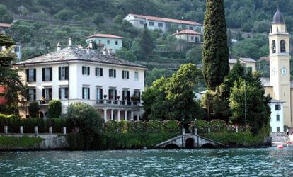 Villa Oleandra, propiedad de George Clooney en el lago Como.