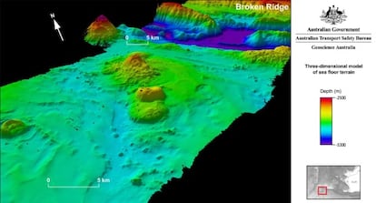 El fondo marino donde se desarrollará la búsqueda del MH370