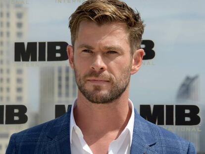 Chris Hemsworth, na apresentação de ‘Men in Black’, em Londres.