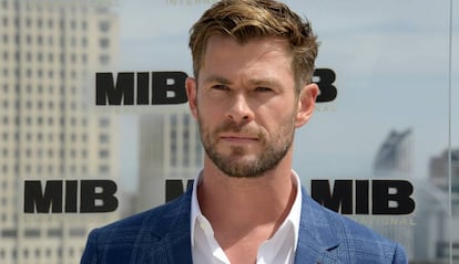 Chris Hemsworth, na apresentação de ‘Men in Black’, em Londres.