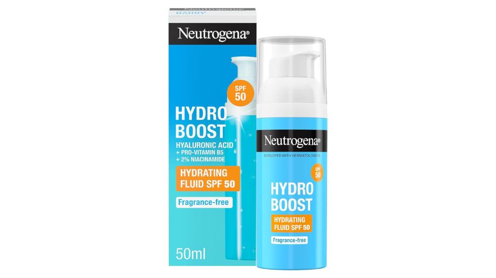 Crema solar hidratante SPF 50 de Neutrogena.